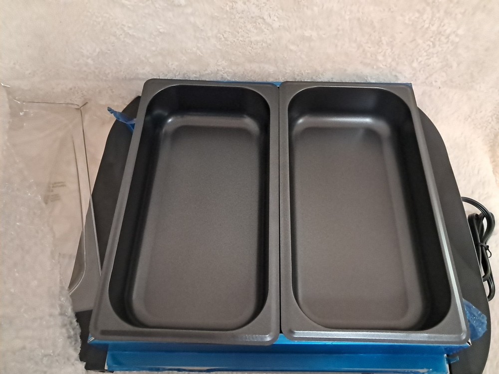 Cook's Essentials Non-stick 2 Section Buffet Server