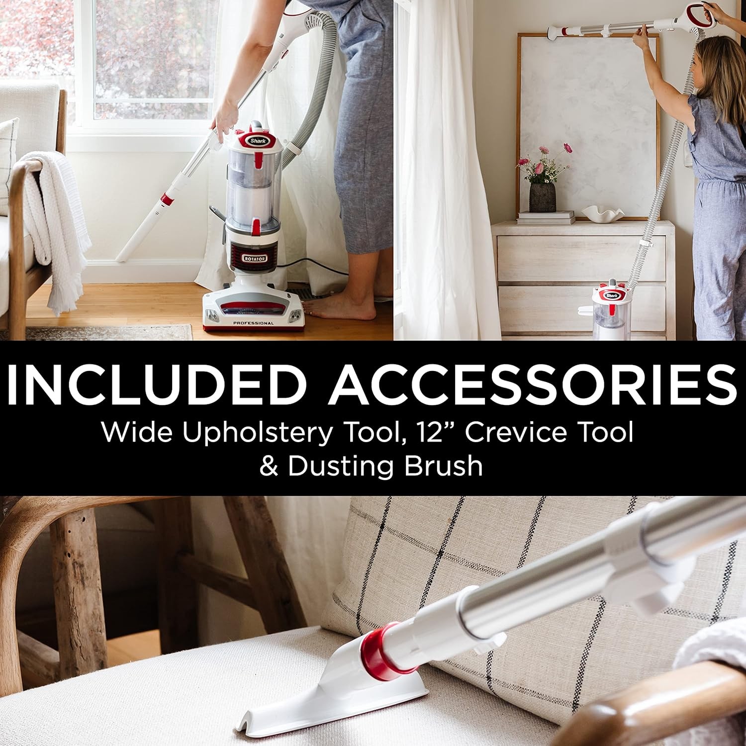 Shark NV501 Rotator Professional Lift-Away Upright Vacuum with HEPA Filter, Swiv