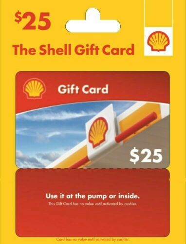 Shell gasoline gift card