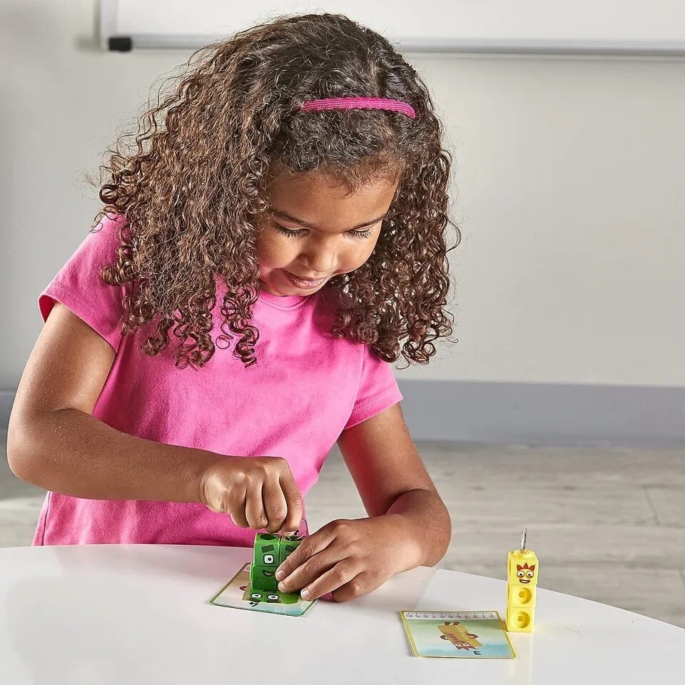 Mathlink Cubes Number blocks1-10 Activity Set, 30 Preschool Learning Activities,