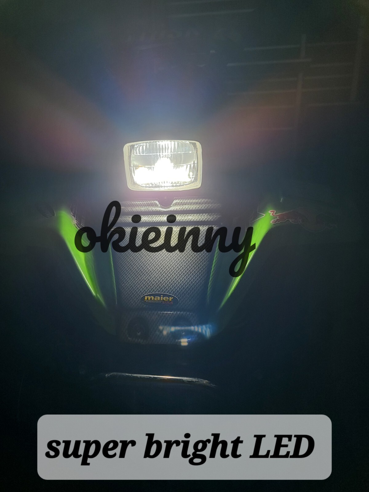 1 Ultra Bright LED headlight bulb for Arctic Cat Puma: 1994-1996 snowmobile: USA