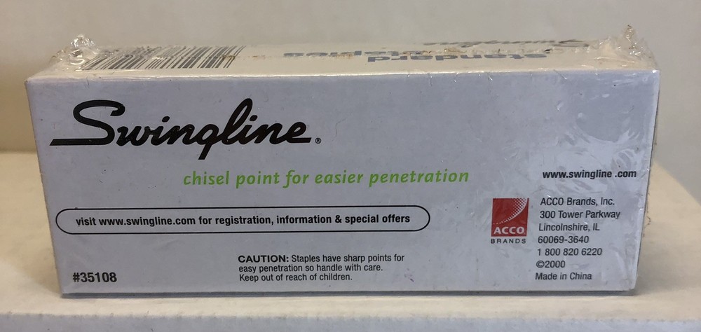 Swing Line 35108 Standard Staples 5000 Count