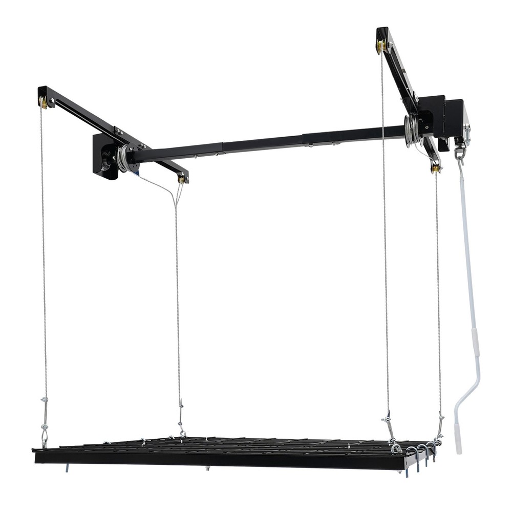 Overhead Garage Lifting Storage Rack Garage Storage Rack Adjustable Height
