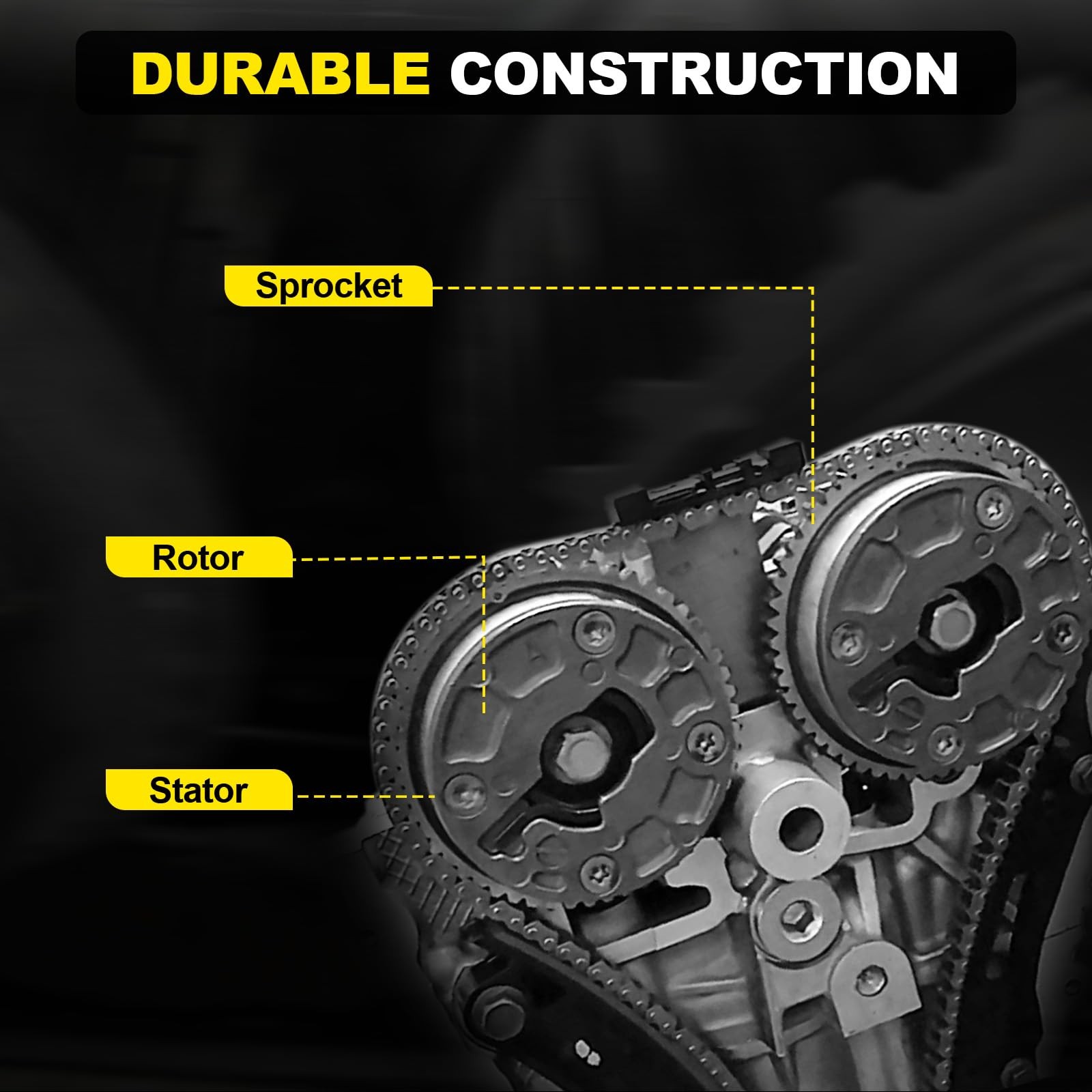 Intake & Exhaust Camshaft Timing VVT for 2016-2021 Chevy Cruze Malibu 1.4L 1.5L