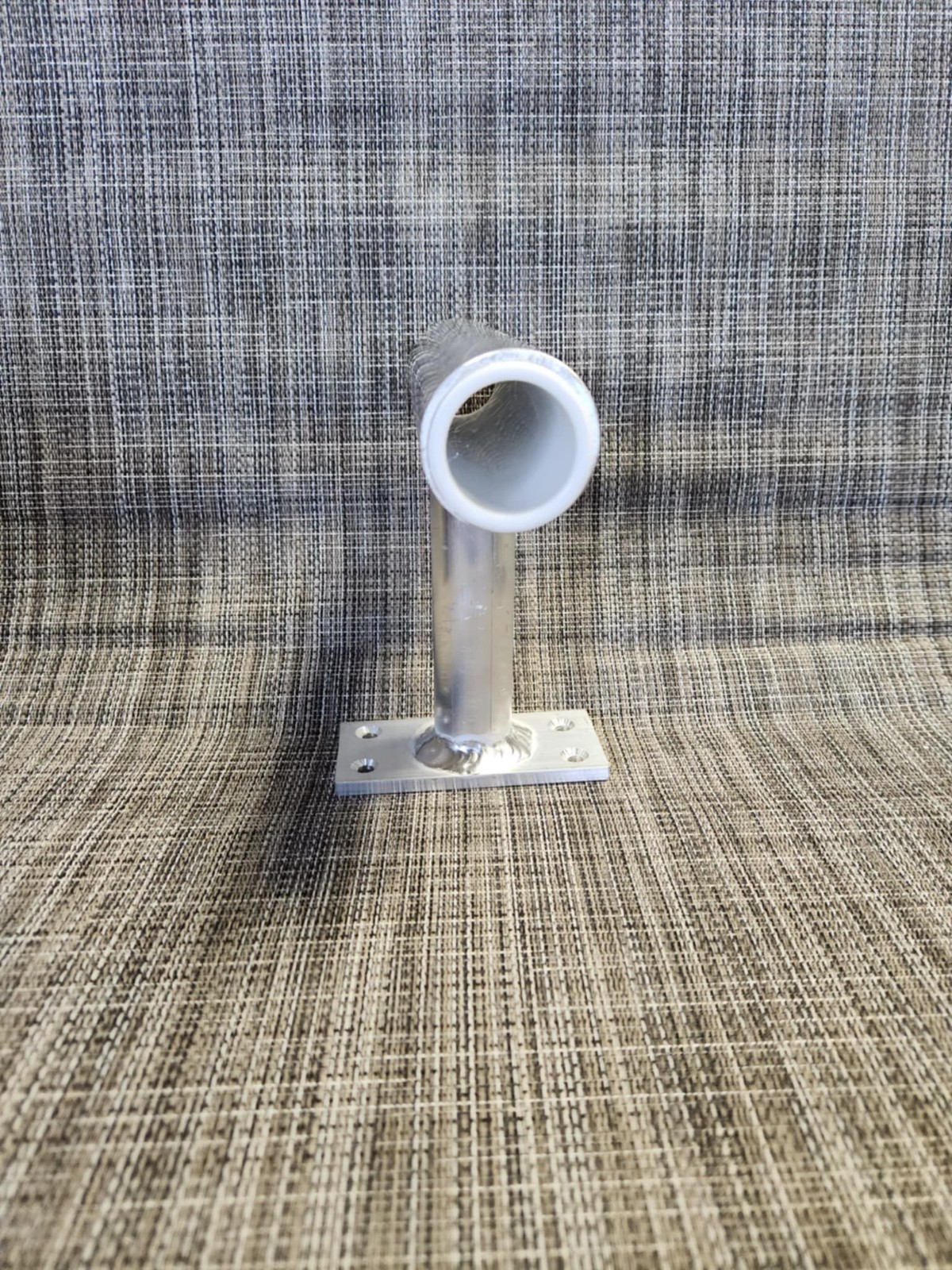 Aluminum Shallow Water Anchor Mount Bracket 1" 1.25" Straight Angled Curved