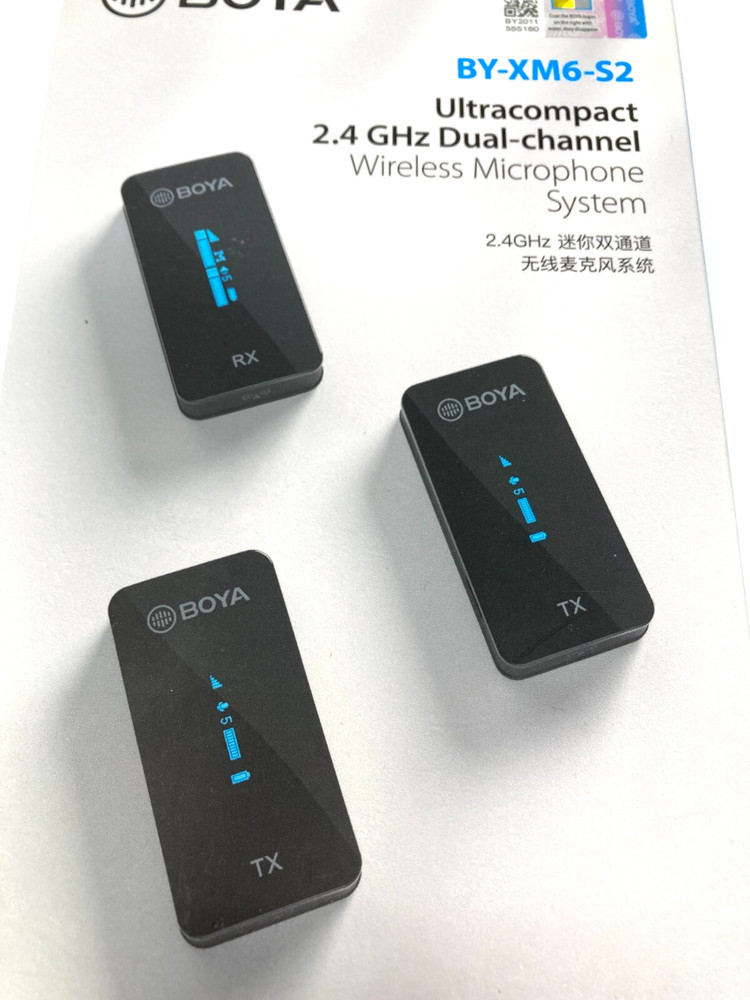 Wireless Lavalier Microphone System BY-XM6 S2 2.4Ghz Wireless