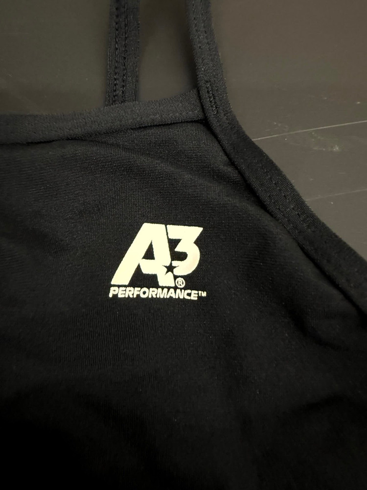 A3 Performance Flashback Poly Black Size 34 Swimsuit NEW! A3XFBP