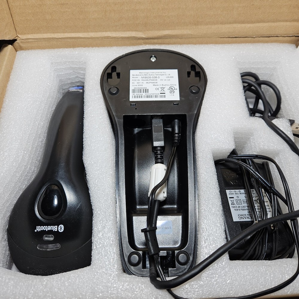 Metrologic MS9535 USB Bluetooth Barcode Scanner Wireless Black