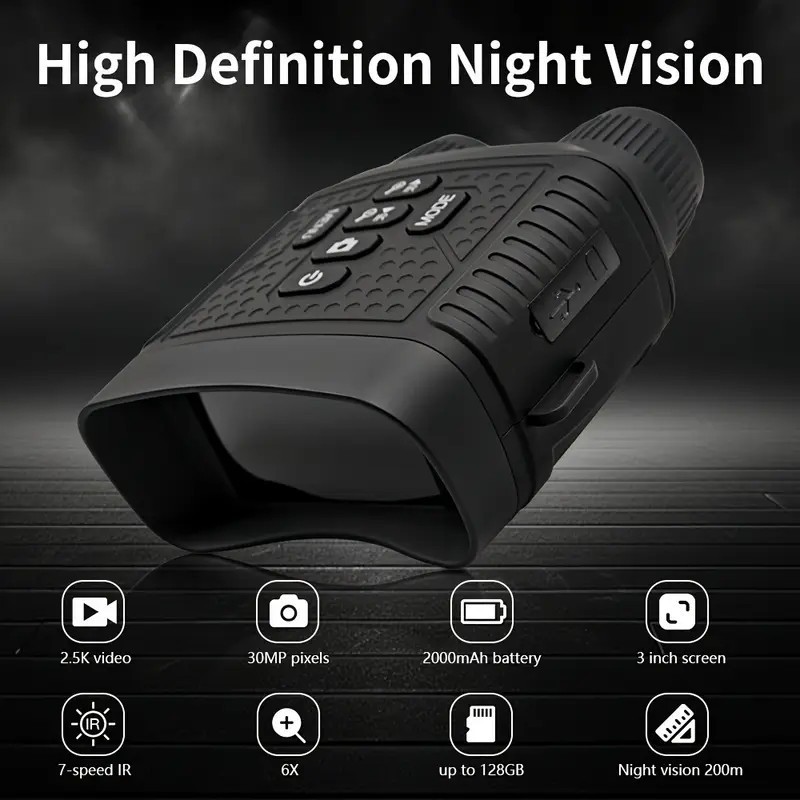 Night Vision Googles Infrared Digital Binoculars For Darkness Surveillance New