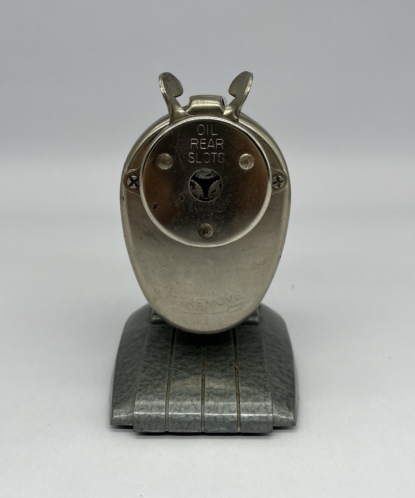 Boston Champion Pencil Sharpener Hand Crank Desk Top Pinch Feed VTG Retr 1960's