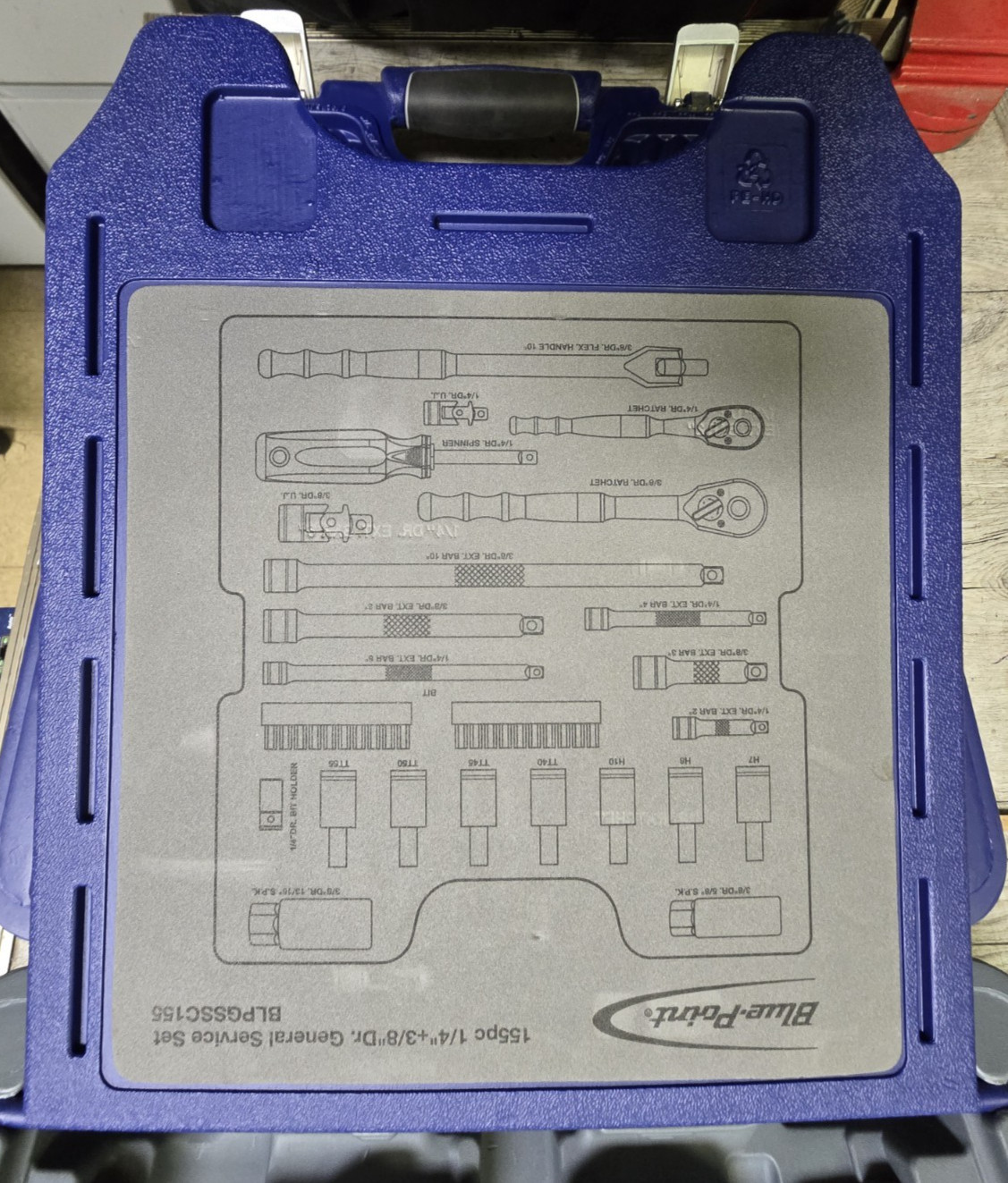 Snap Sale on Blue Point Tools Storage Case 155 Piece Socket General Service Set