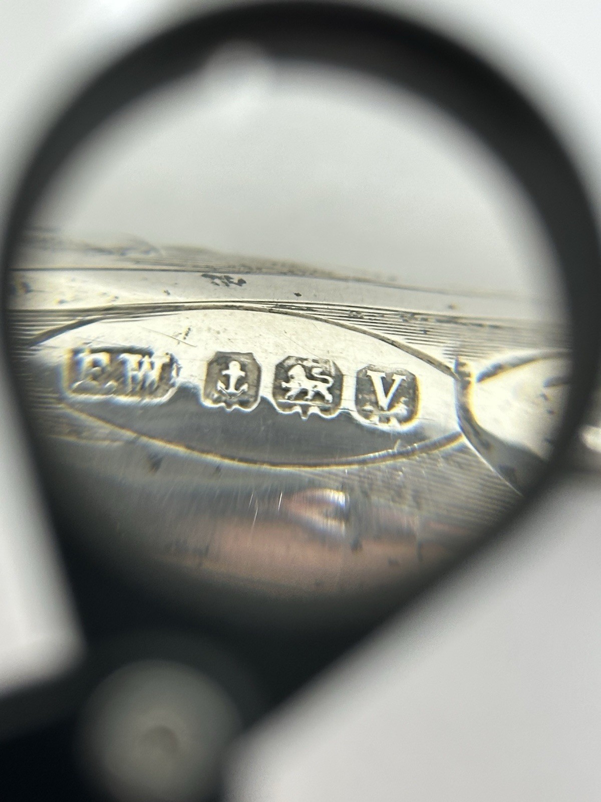 Vintage F.W Francis Webb Silver Cheroot Holder w/Mother of Pearl Cigarette Case