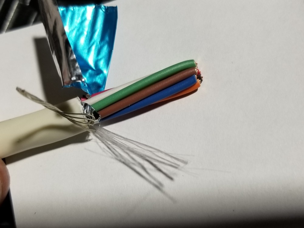 Carol E2208S 18/8C Shielded Control/Communications Cable Plenum White /50ft