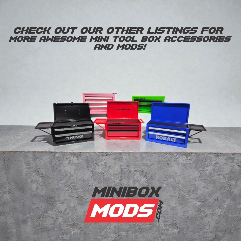 Roll Cart Only for US General Mini Tool Box, Mini Tool Box Accessories