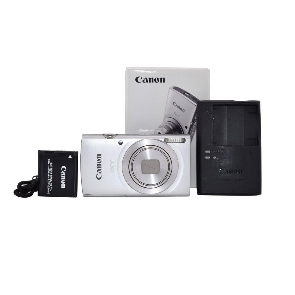 Canon IXY 200 Silver Compact Digital Camera with Box Tested Condition