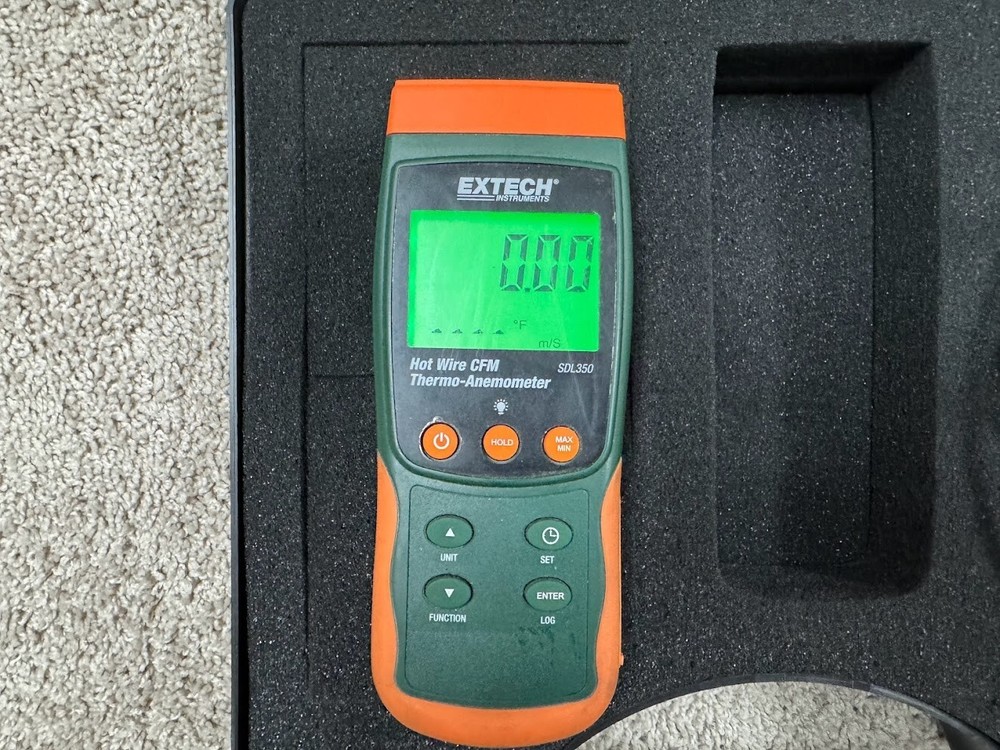 Extech SDL350 Hot Wire Thermo-Anemometer and Datalogger