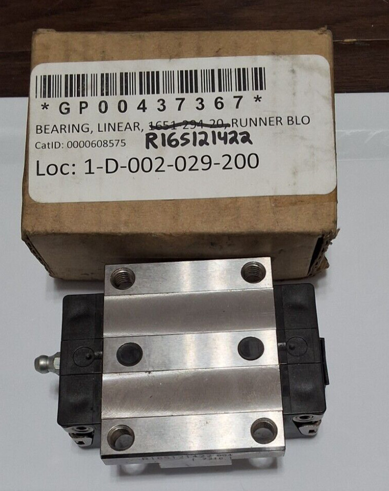 R165121422 Linear Bearing Runner Block