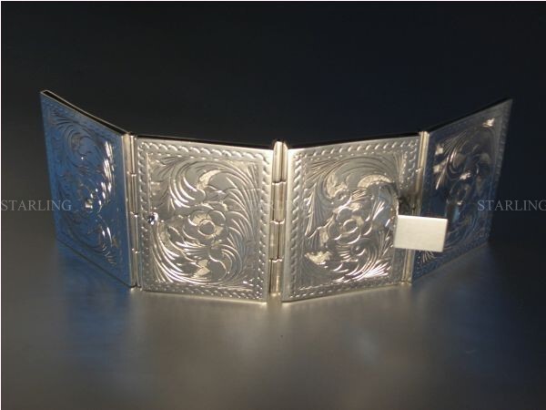 Travel Frame - Folding Frame - Bag Frame - 925 Sterling Silver (V)