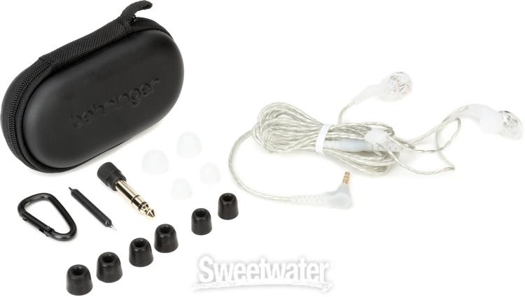Behringer SD251-CL Pro Studio In-ear Monitors - Clear