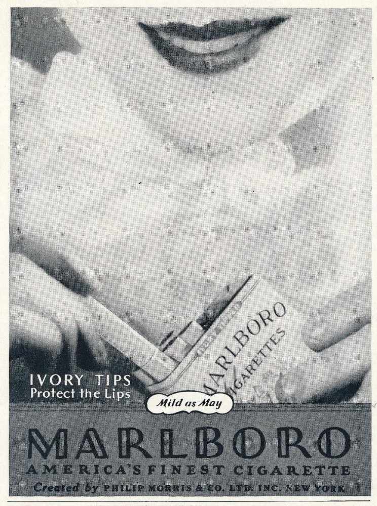 Magazine Ad - 1935 - Marlboro Cigarettes - (#2)