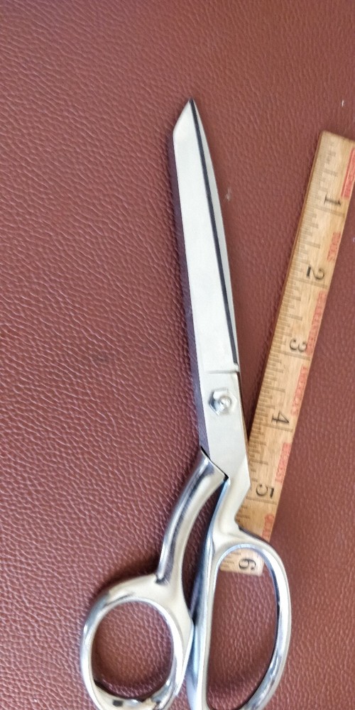 Gingher Chrome 8” Dressmakers Scissors made in Brazil