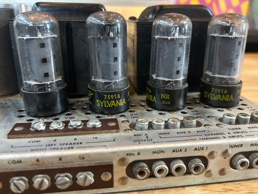 Fisher Model KX200 Integrated Stereo Master Control Amplifier Sericed Excellent