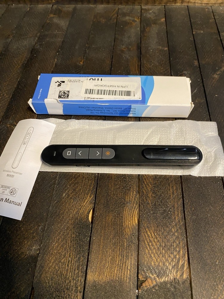 USB Wireless Presenter Remote Presentation Clicker For PowerPoint 2.4GHz Mac Win