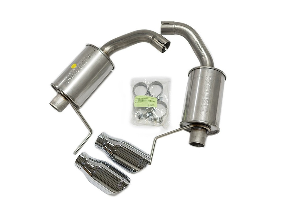 Roush Performance 421837 Axle-Back Exhaust with Dual Round Tips