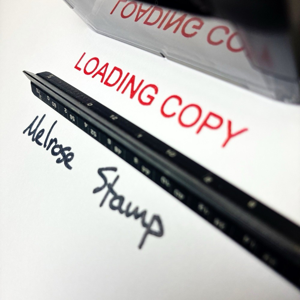 Loading Copy Rubber Stamp Red Ink Self Inking Ideal 4913