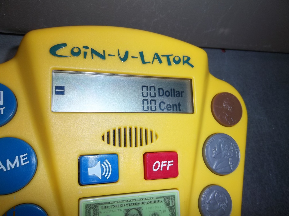 Small COIN-U-LATOR Adding Machine Learning Toy