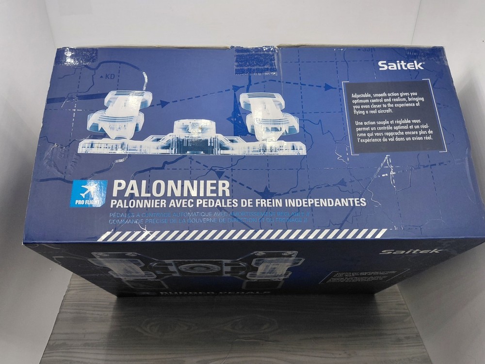 Saitek / Logitech G Pro Flight Rudder Pedals for PC Flight Simulation