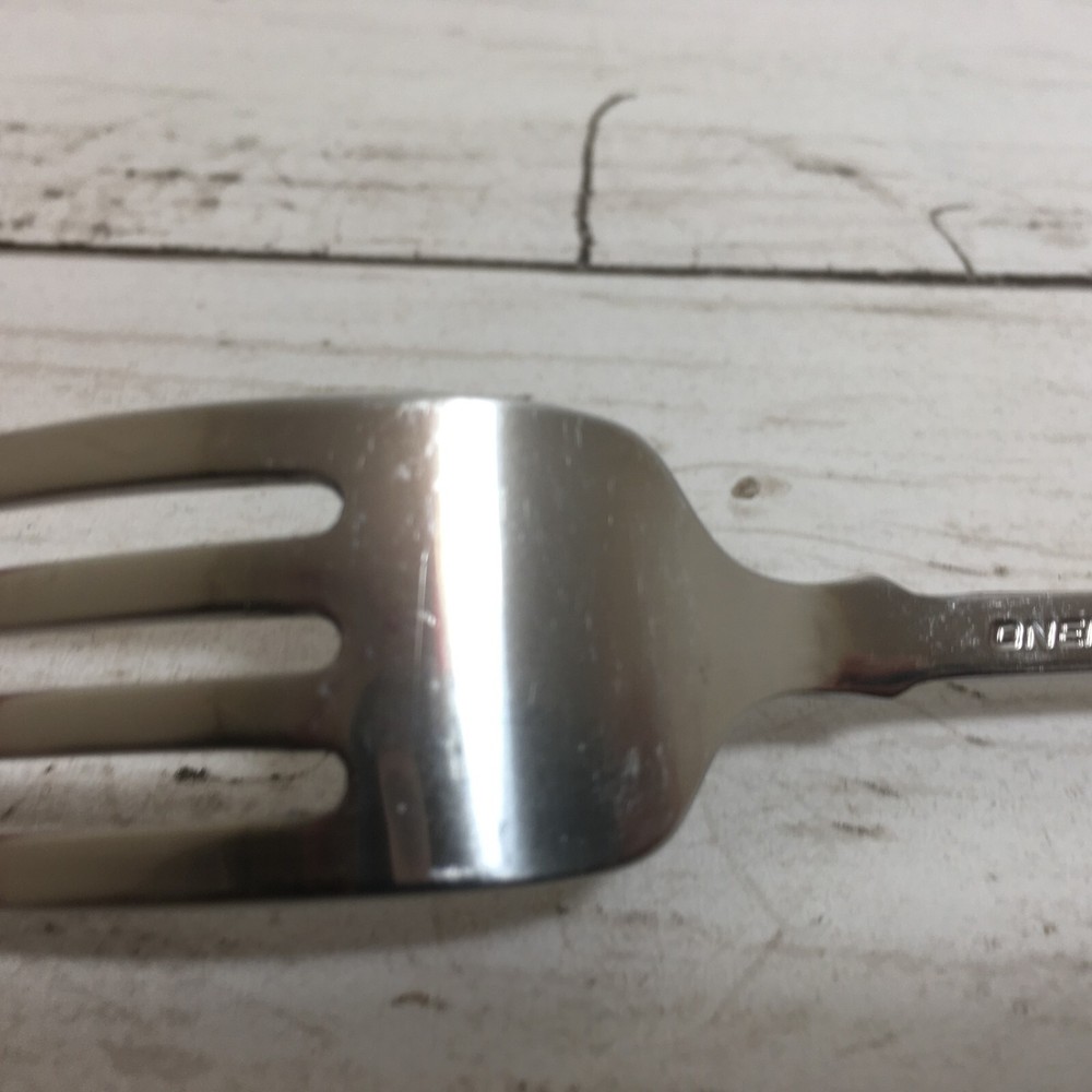 Oneida Cube American Colonial Stainless Flatware Fork x1 7 1/4" A