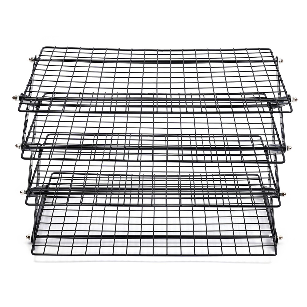4 Tier Collapsible Cooling Rack Baking Cookie Rack Stackable Cooling Bakeware