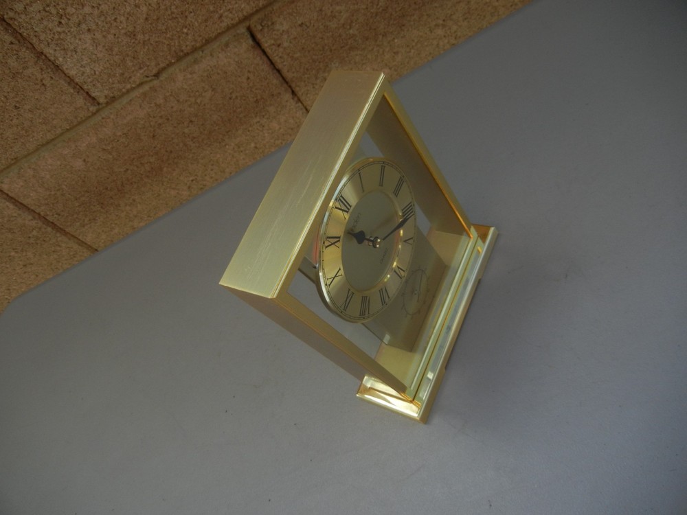LINDEN Quartz Desk Clock - 8.25" tall