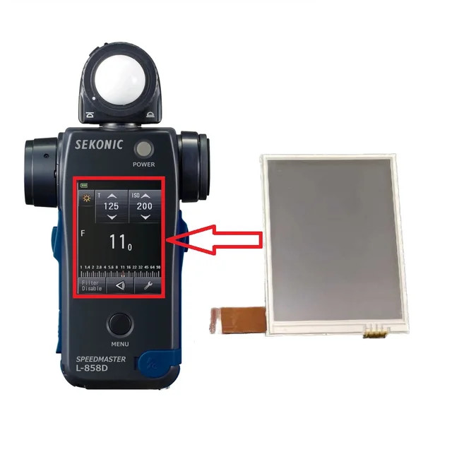 LCD Display With Touch Screen for Sekonic L-858D LCD Repair