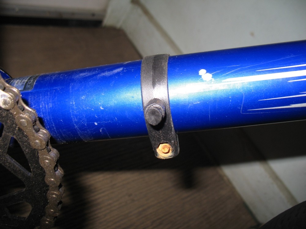 Smoked Plastic Bicycle Chain Guard Without Hardware #24