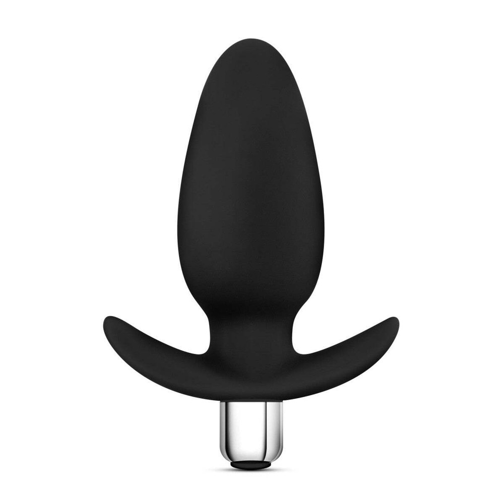 Blush Luxe-10 Vibrating Function Waterproof Platinum Silicone Anchor Butt Plug