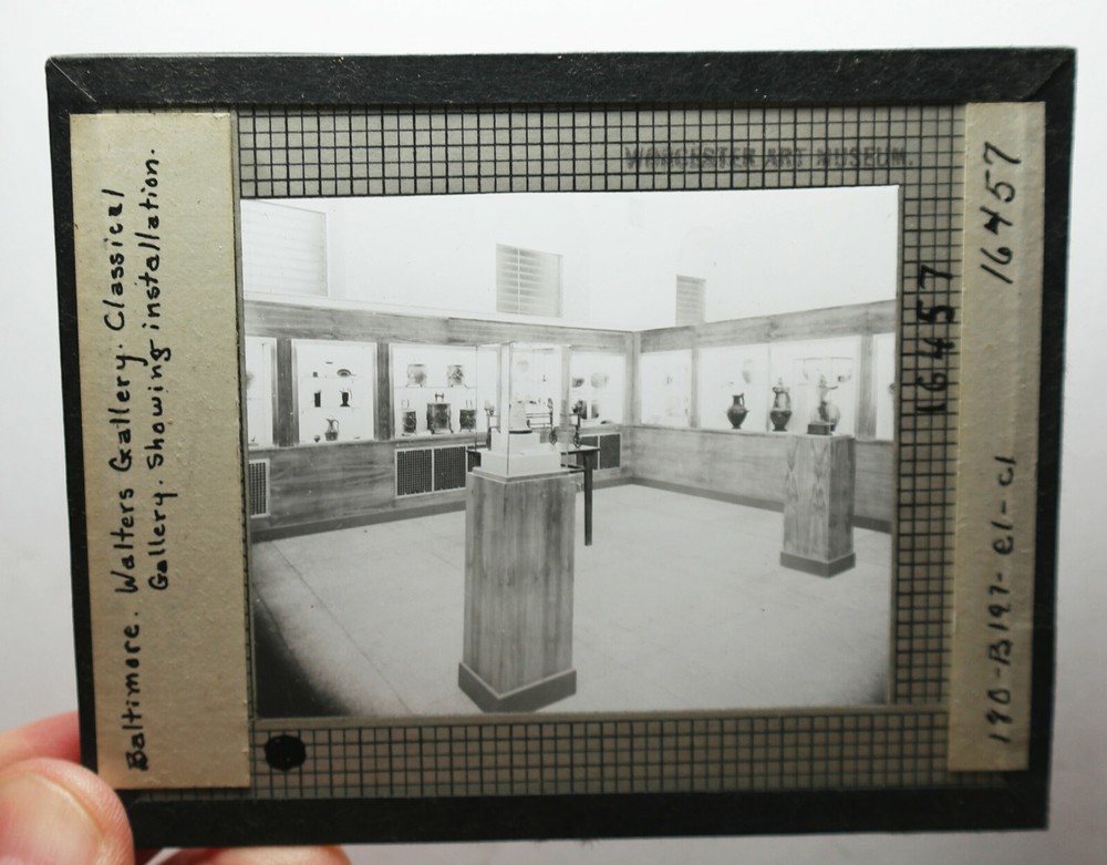 Baltimore MD Walters Gallery inside  GLASS SLIDE