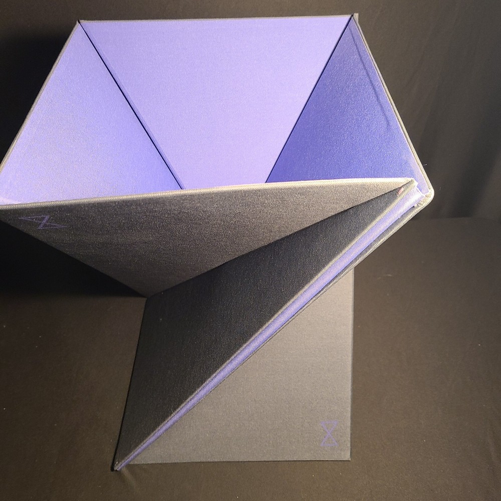 Levit8 - Flat Folding Portable Standing Desk - Large, Light Purple