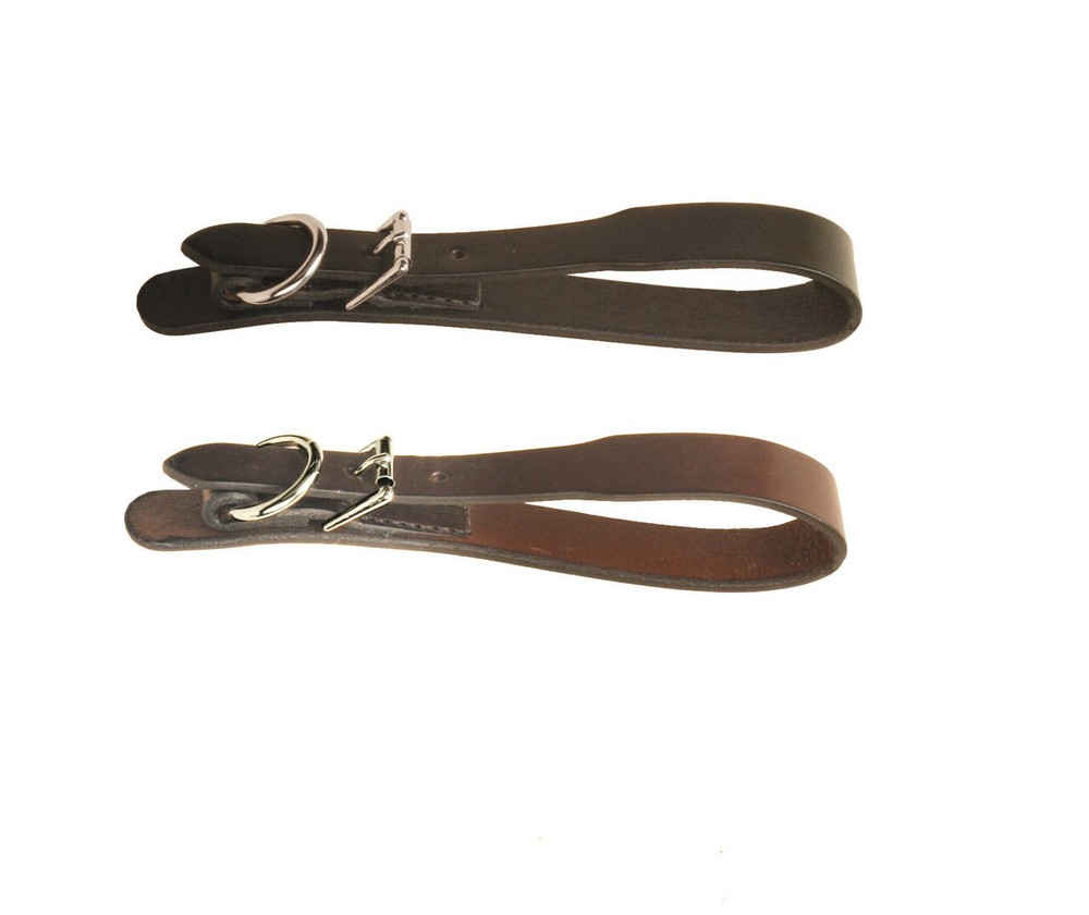 Tory Leather Girth Loop with Buckle