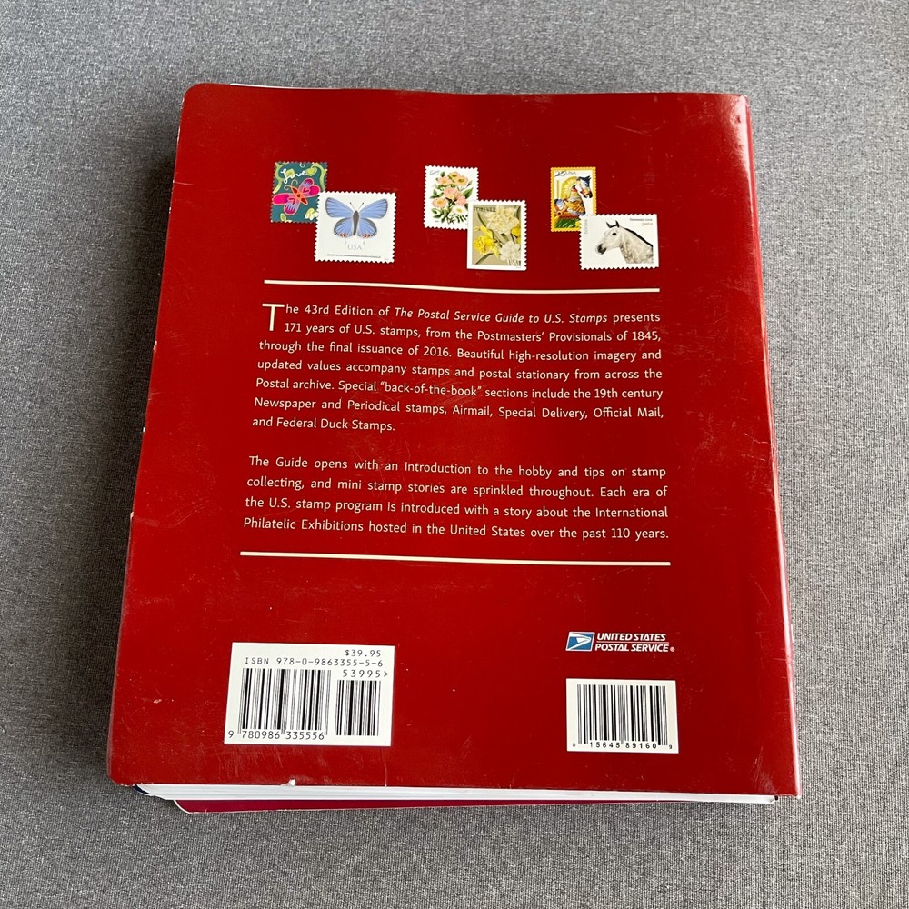 The Postal Service Guide to U.S. Stamps 43rd Edition 2016 Paperback