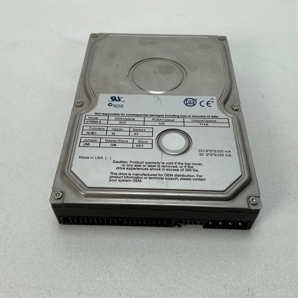 Maxtor Internal Hard Drive Model 6Y080L0