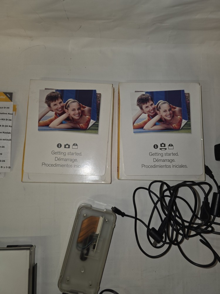 Kodak EasyShare Printer Dock Series 3 Photo Printer Bundle Untested w/Camera Bag
