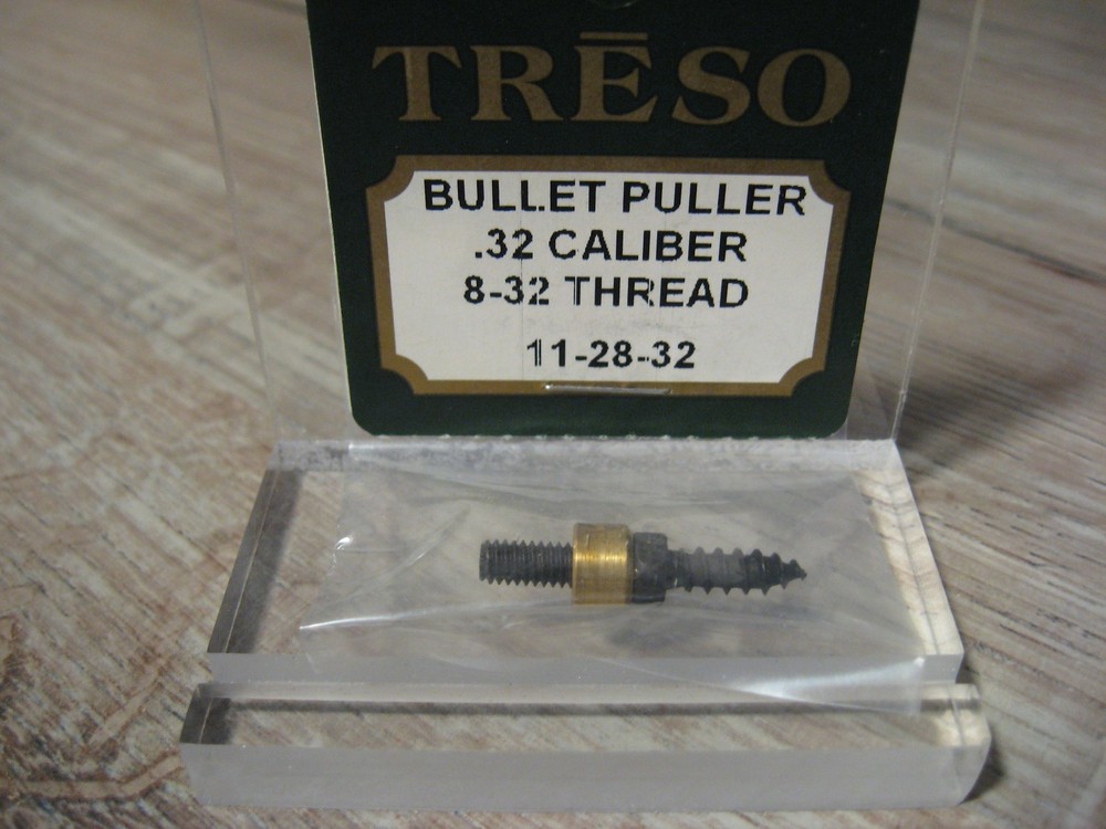 Treso Muzzleloader Black Powder .32 Cal Bullet Puller - 8-32 Threads - 11-28-32
