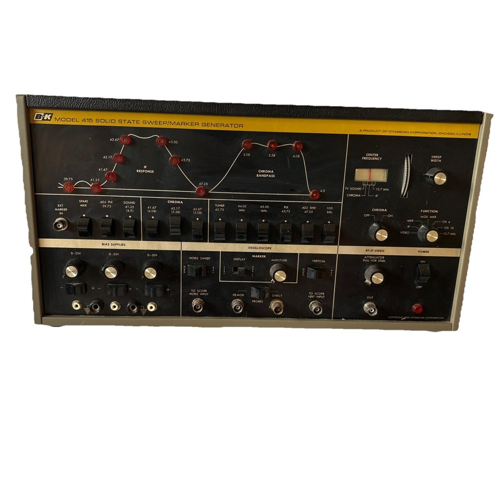 B & K Model 415 Solid State Sweep/Marker Generator Vintage