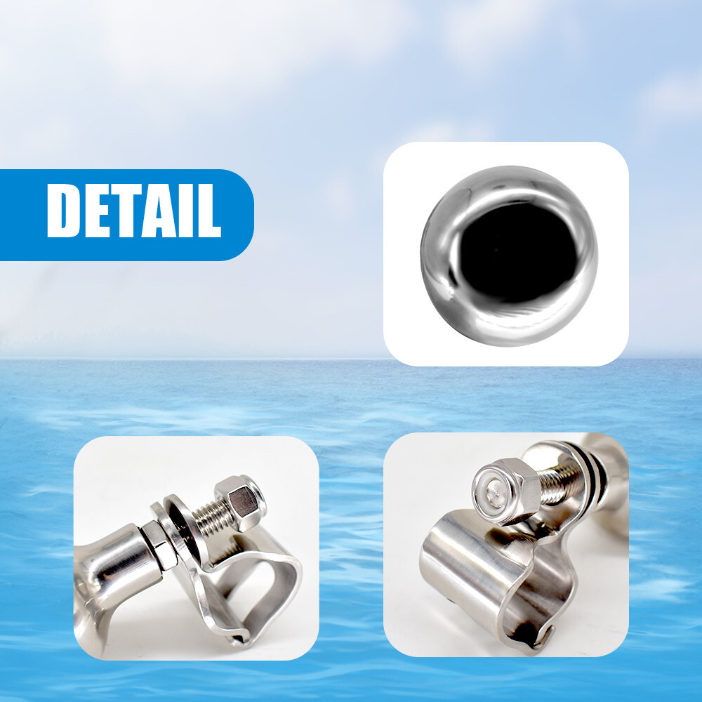 Boat Sport Knob AISI 316 Stainless Steel Steering Wheel Maneuvering Knob Marine