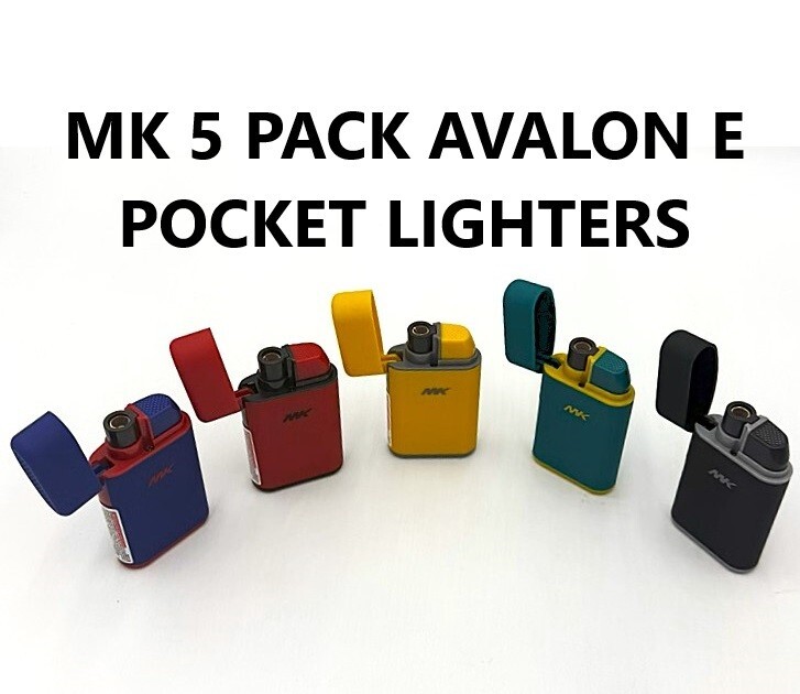 MK 5 PACK AVALON E TORCH POCKET LIGHTERS (684497)