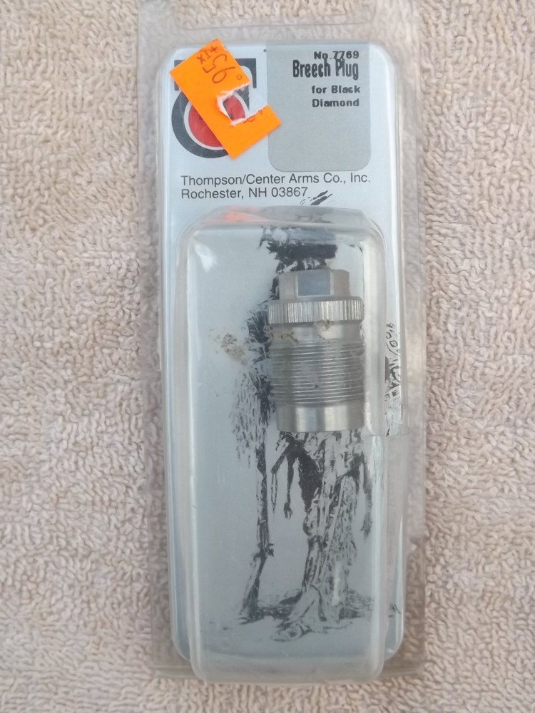 TC THOMPSON CENTER BLACK DIAMOND BREECH PLUG #7769 INLINE RIFLE MUZZLELOADER
