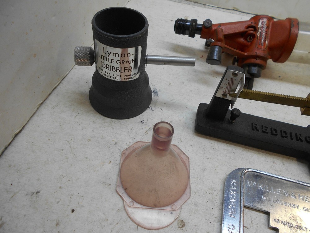 reloading tools redding scale lyman powder measure forster case trimmer +