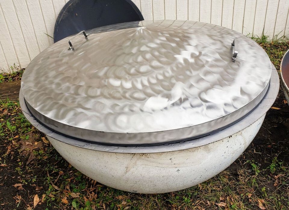 Conical - Cone Shape Fire Pit Covers